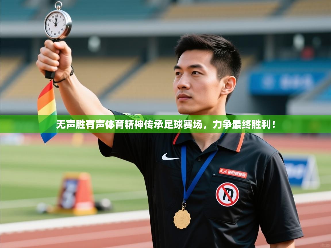 无声胜有声体育精神传承足球赛场,力争最终胜利!